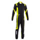 Race child suit SPARCO THUNDER K48 ADV whith FIA, black/fluo yellow