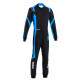 CIK-FIA kombinezon za karting SPARCO THUNDER K48 ADV, črna/modra