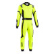 Race child suit SPARCO THUNDER K48 ADV whith FIA, fluo yellow/black