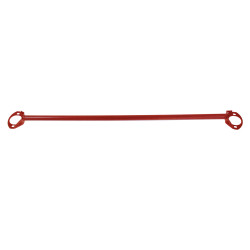 Rear Upper strut bar RACES BMW E46, red