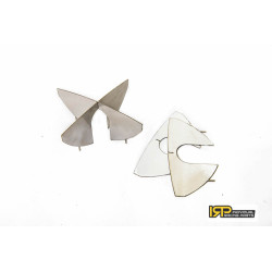 IRP crosshairs for smoked Hella headlight look BMW E30, E34
