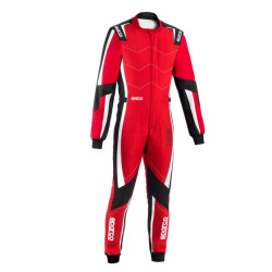 CIK-FIA kombinezon za karting SPARCO Kerb Advanced K48, rdeča/črna