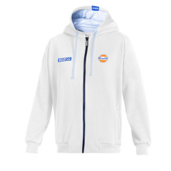 Sparco Gulf Hooded Sweatshirt, white