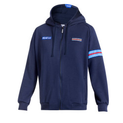 Sparco Martini Racing Hooded Sweatshirt MY25, blue