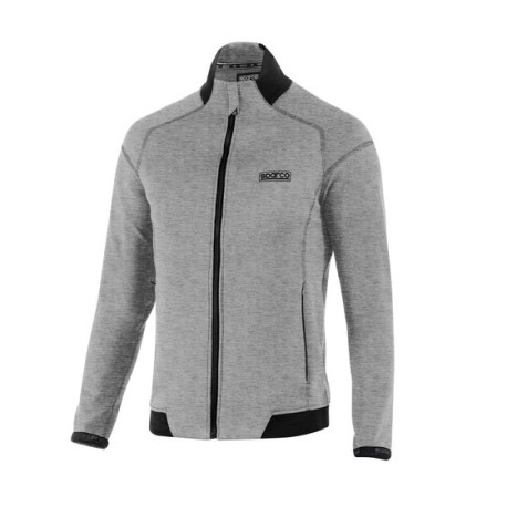 Majice s kapuco in jakne Sparco Full Zip Light Sweatshirt, grey | race-shop.si