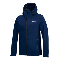 Sparco Shell Waterproof Jacket, blue/black