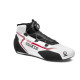 Čevlji FIA dirkalni čevlji Sparco RAPID, bela/rdeča | race-shop.si