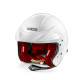 Čelada Sparco FLUX RJ-I s FIA homologacijo, bela/rdeča