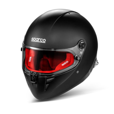 Celoplanetne čelade FIA zaprta dirkalna čelada Sparco STEALTH RF, črna/rdeča | race-shop.si