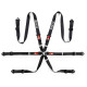 Varnostni pasovi in dodatna oprema FIA 6 point safety belts SPARCO COMPETITION H-2 PD, black | race-shop.si