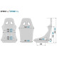 Športni sedeži z odobritvijo FIA Sport seat Sparco SPRINT+ L with FIA, black | race-shop.si