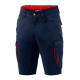 Sparco FTW Cotton Work Bermuda HAWAII, navy blue/red