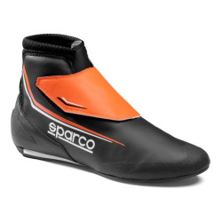 FIA čevlji za karting Sparco K-PRIME, črna/fluo oranžna