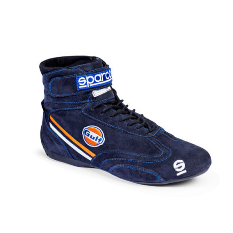 Čevlji FIA dirkalni čevlji Sparco TOP GULF, mornarsko modra/oranžna | race-shop.si