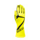 Race gloves Sparco LAND 2025 with FIA, fluo yellow