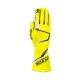 Race gloves Sparco LAND + 2025 with FIA, fluo yellow