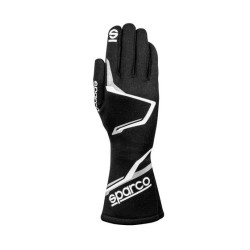 Race gloves Sparco LAND + 2025 with FIA, black