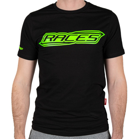 Majice Majica RACES STREET, črna | race-shop.si