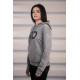 Majice s kapuco in jakne MAXTON Design dámska mikina s kapucňou, gray | race-shop.si