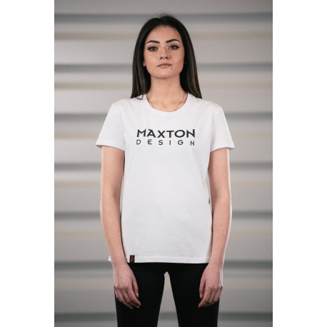 Majice Ženska majica MAXTON DESIGN, bela | race-shop.si