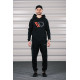 Majice s kapuco in jakne MAXTON Design sweatpants, black | race-shop.si