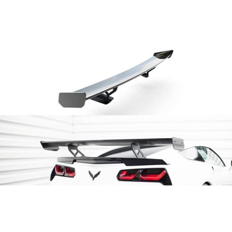 Body kit a vizuálne doplnky Carbon Spoiler With Internal Brackets Uprights Chevrolet Corvette Stingray / Grand Sport C7 | race-shop.si
