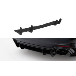 Rear Diffuser Audi RS5 Coupe / Sportback F5 (Black-Red)