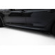 Body kit a vizuálne doplnky Side Skirts Diffusers Audi RS5 Sportback F5 (Black + Gloss Flaps) | race-shop.si