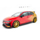 Body kit a vizuálne doplnky MAXTON DESIGN difuzorji stranskih pragov za Volkswagen Golf GTI Clubsport Mk8 Facelift, sijajno črna, V2 | race-shop.si