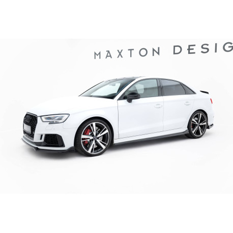 Body kit a vizuálne doplnky MAXTON DESIGN set splitterjev za Audi RS3 Sedan 8V Facelift | race-shop.si