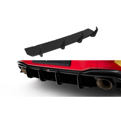 Rear Diffuser V1 Volkswagen Golf GTI Clubsport Mk8 Facelift (Black-Red)
