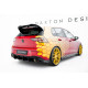 Body kit a vizuálne doplnky MAXTON DESIGN zadnji difuzor za Volkswagen Golf GTI Clubsport Mk8 Facelift, rdeča, V1 | race-shop.si