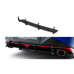 Rear Diffuser Hyundai Elantra N Mk7 (Black-Red)