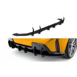 Rear Diffuser BMW 1 M-Pack F70 (Black-Red)