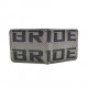 Torbe, denarnice Wallet Bride JDM style ZIPPER grey | race-shop.si