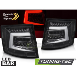 LED BAR TAIL LIGHTS BLACK fits SKODA OCTAVIA III 16-20 SW OEM LED
