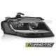 Osvetlenie HEADLIGHT BLACK RIGHT SIDE TYC fits AUDI A4 B8 08-11 | race-shop.si