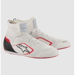 FIA dirkalni čevlji Alpinestars Supertech, bela/rdeča/črna