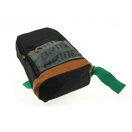 Torbe, denarnice Bride backpack with green Takata straps | race-shop.si
