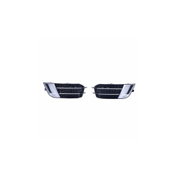 Fog light covers for Audi A1 8X Silver