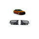 Body kit a vizuálne doplnky Fog light covers for Audi A6 C8 Gloss Black | race-shop.si