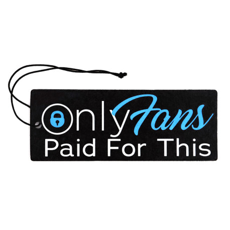 Hanging air freshener OF Paid for This Air Freshener | race-shop.si