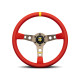 3-kraki volan MOMO MOD.07 red 350mm, usnje