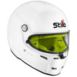 STILO Karting helmet ST5 CMR 2016, White with yellow interior