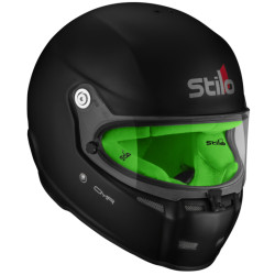 STILO Karting helmet ST5 CMR 2016, Black with green interior