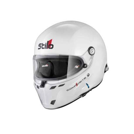 Celoplanetne čelade FIA zaprta dirkalna čelada STILO ST6F Composite (HANS), bela | race-shop.si