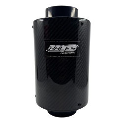 Universal sport air filter RACES Carbon, 240mm