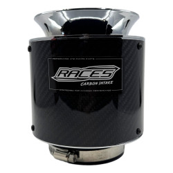 Universal sport air filter RACES Carbon, 130x125mm