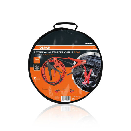 Polnilniki akumulatorjev Osram STARTERcable 200A | race-shop.si