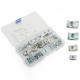 Kompleti tesnilnih podložk, O-obročev, matic RACES set of lug nut spire clips - 50pcs | race-shop.si